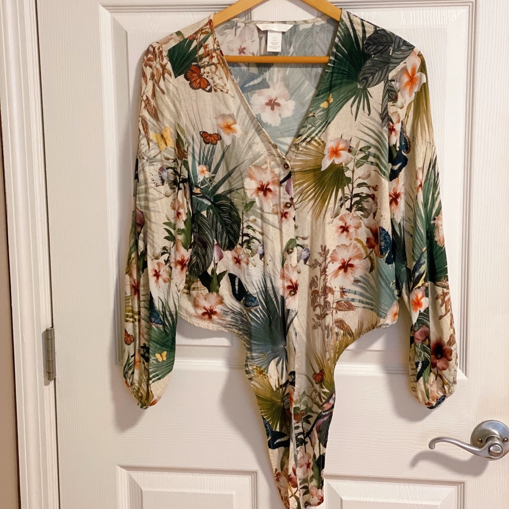 Tropical Button Down Top - image 2